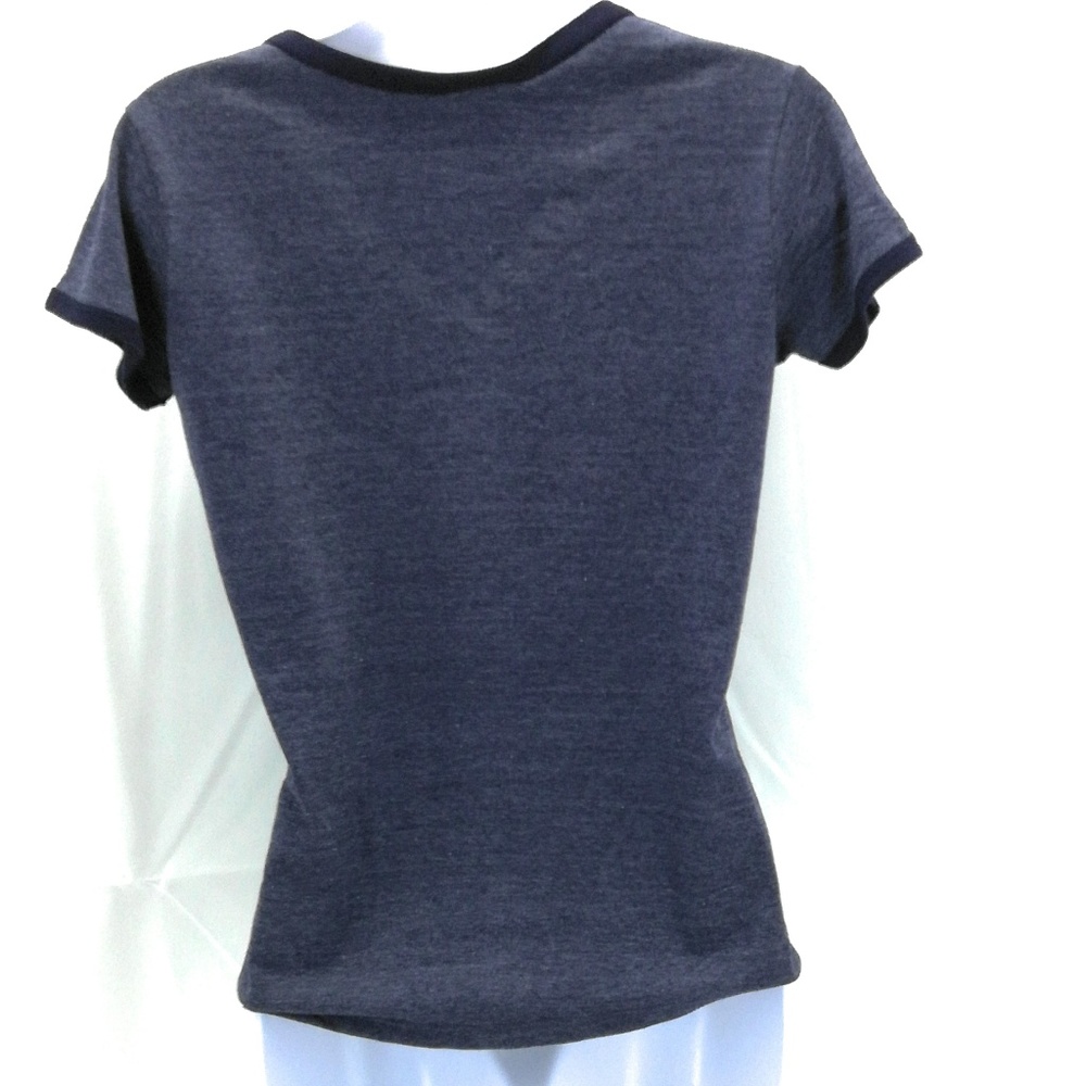 Miss Popular Blue "Nothing But Good Time" Short Sleeve T Shirts Medium - Picture 2 of 3